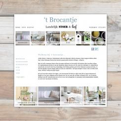 Website design # 241756 voor Website ontwerp met shop en facebookpagina voor onze nieuwe landelijke woonwinkel  wedstrijd