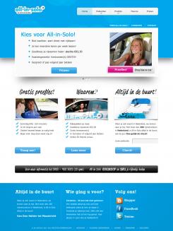 Website design # 16174 voor Nieuw webdesign voor een internet rijschool gericht op het behalen van autorijbewijs B wedstrijd