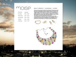 Website design # 6067 voor Moise is nieuw in Haarlem! SOHO type boetiek, met alleen de mooiste en eigenzinnigste brands! wedstrijd