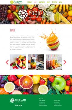 Website design # 814365 voor Foodsaam.com wedstrijd