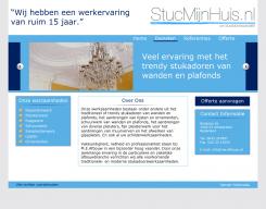 Website design # 15464 voor www.stucmijnhuis.nl wedstrijd