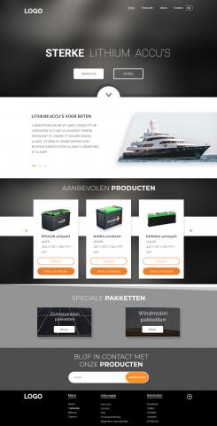 Website design # 1084163 voor Webshop voor verkoop van accu s wedstrijd