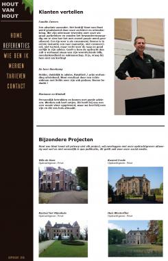 Website design # 588607 voor Hout van Hout wedstrijd