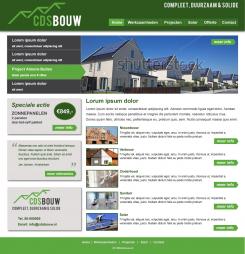 Website design # 204266 voor Website voor duurzaam georiënteerd bouwbedrijf  wedstrijd