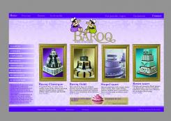 Website design # 152689 voor taartdecoratie barokstijl  wedstrijd
