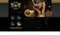Website design # 4408 voor Webdesign & slogan voor nieuw internationaal ultra chique merk. wedstrijd