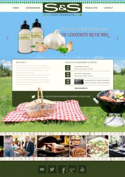 Website design # 472748 voor Website design voor een site voor sauzen  wedstrijd