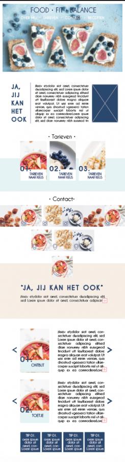 Website design # 911404 voor Aantrekkelijke, frisse en strakke website die opvalt! wedstrijd