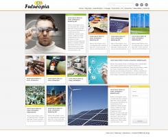 Website design # 450373 voor Futuropia.nl : Then is Now wedstrijd