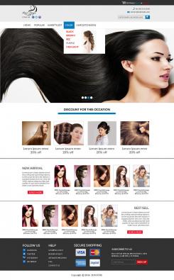 Website design # 615537 voor Site internet ecommerce dans la beauté capillaire wedstrijd