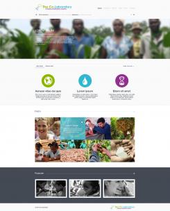 Website design # 370512 voor Internationale consultancy website met veel foto's en toch een professionele uitstraling wedstrijd