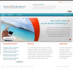 Website design # 73289 voor Ontwerp pakkende website voor werving en selectie van (online) marketing professionals wedstrijd