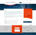Website design # 73855 voor Ontwerp pakkende website voor werving en selectie van (online) marketing professionals wedstrijd