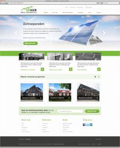 Website design # 204454 voor Website voor duurzaam georiënteerd bouwbedrijf  wedstrijd