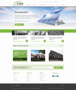 Website design # 207593 voor Website voor duurzaam georiënteerd bouwbedrijf  wedstrijd