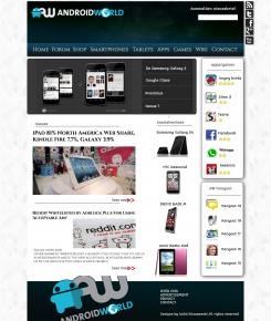 Website design # 165873 voor Nieuw uiterlijk voor grootste Android-website van NL en BE wedstrijd