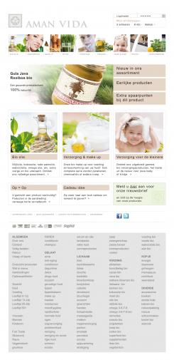 Website design # 99782 voor Wie perfectioneert onze bio-webwinkel? wedstrijd