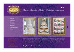 Website design # 149251 voor taartdecoratie barokstijl  wedstrijd