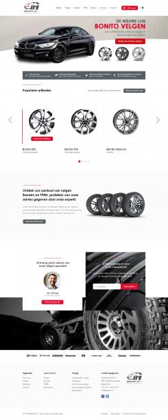 Website design # 701847 voor Ontwerp B2B Webshop autobanden en velg wedstrijd