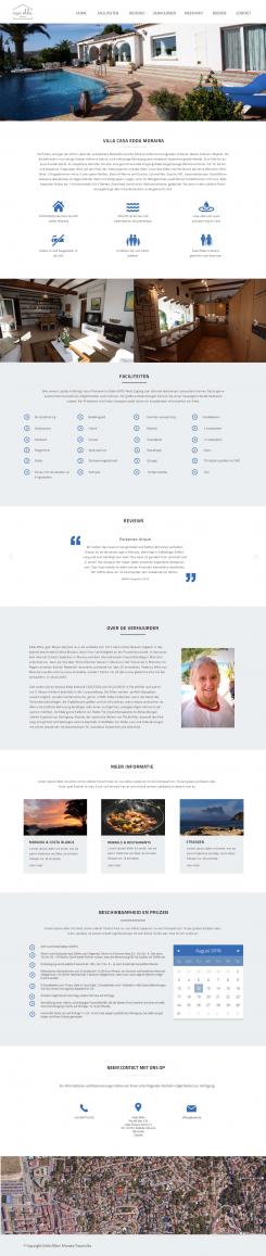 Website design # 634409 voor Website & huisstijl voor vakantie verhuur villa wedstrijd