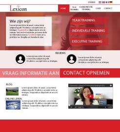 Website design # 478228 voor Ontwerp een nieuwe uitstraling voor onze website wedstrijd