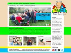 Website design # 291760 voor Ontwerp een vrolijke en kleurrijke website voor een buurt wedstrijd