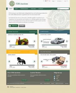 Website design # 156339 for Auction-Experts FDR-auctions contest