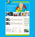 Website design # 291302 voor Ontwerp een vrolijke en kleurrijke website voor een buurt wedstrijd