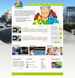 Website design # 293324 voor Ontwerp een vrolijke en kleurrijke website voor een buurt wedstrijd
