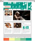 Website design # 100564 voor Top kwaliteit muziekles voor jonge kinderen wedstrijd
