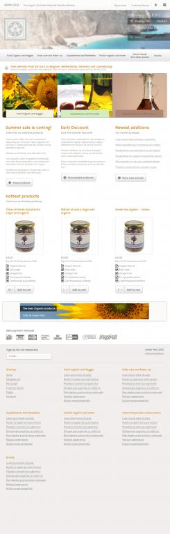 Website design # 99980 voor Wie perfectioneert onze bio-webwinkel? wedstrijd