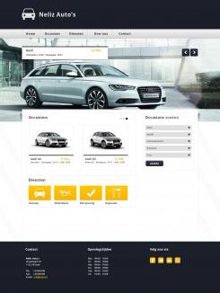 Website design # 219843 voor Website voor een nieuw autobedrijf wedstrijd