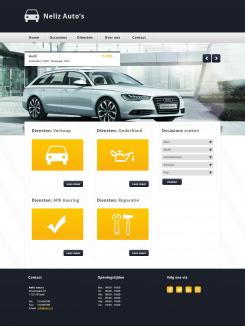 Website design # 219055 voor Website voor een nieuw autobedrijf wedstrijd