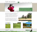 Website design # 121512 voor Golf op school wedstrijd