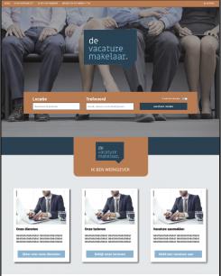 Website design # 900040 voor Frisse website voor een Werving & Selectiebureau wedstrijd