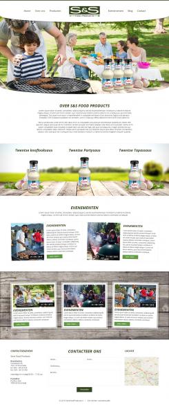 Website design # 475478 voor Website design voor een site voor sauzen  wedstrijd