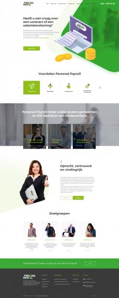 Website design # 948335 for Redesign of an existing website of a payroll company contest